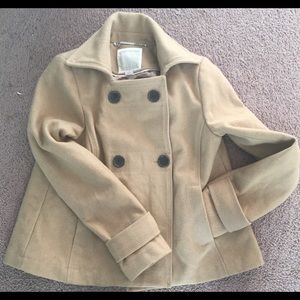 XS Old Navy Women’s Peacoat Jacket Camel Color